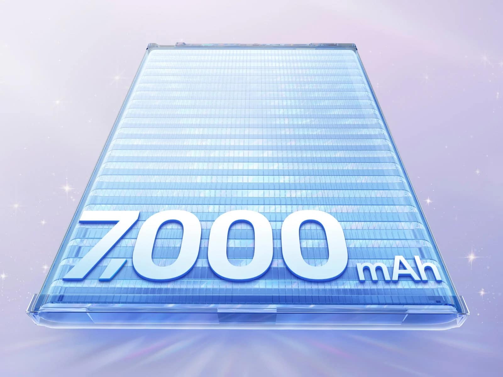 7000 mAhバッテリー