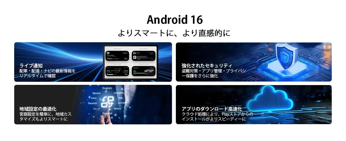Android 16 よりスマートに、より直感的に