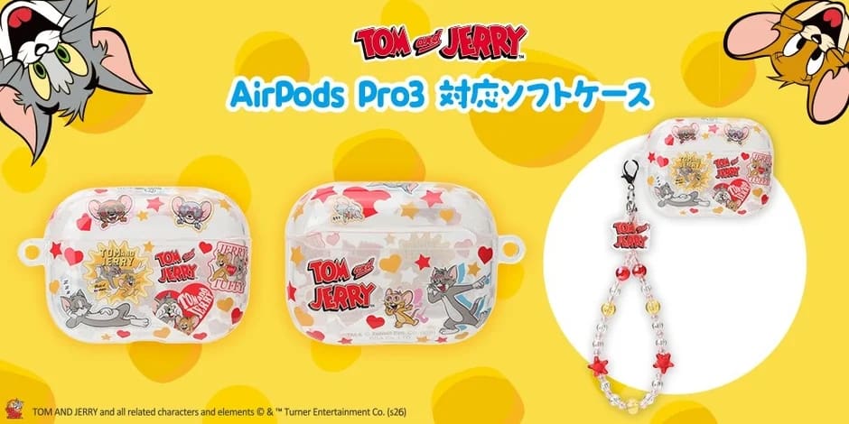 トムとジェリー AirPods Pro3 対応ソフトケース