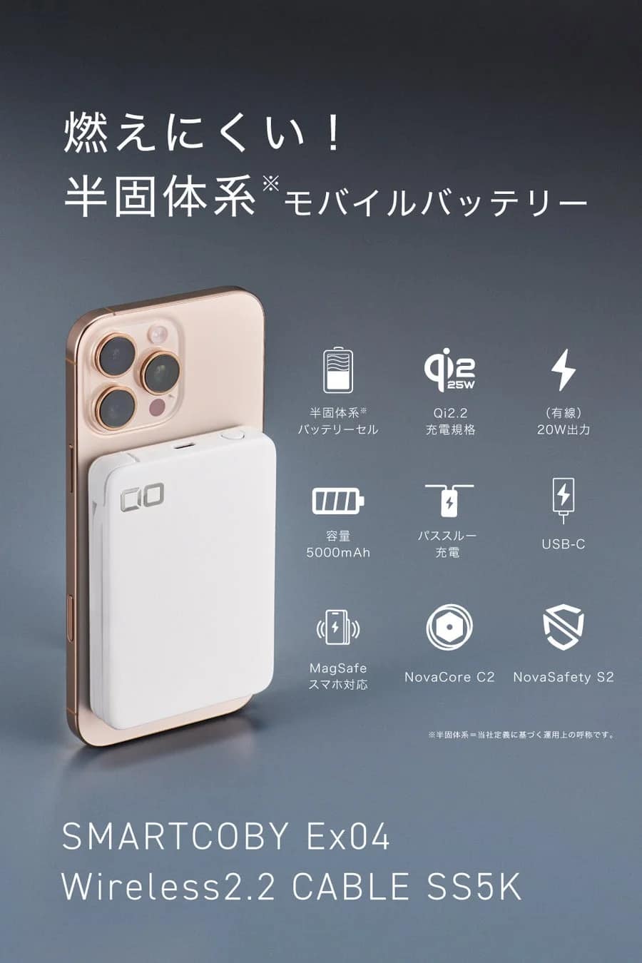 製品の主な特徴