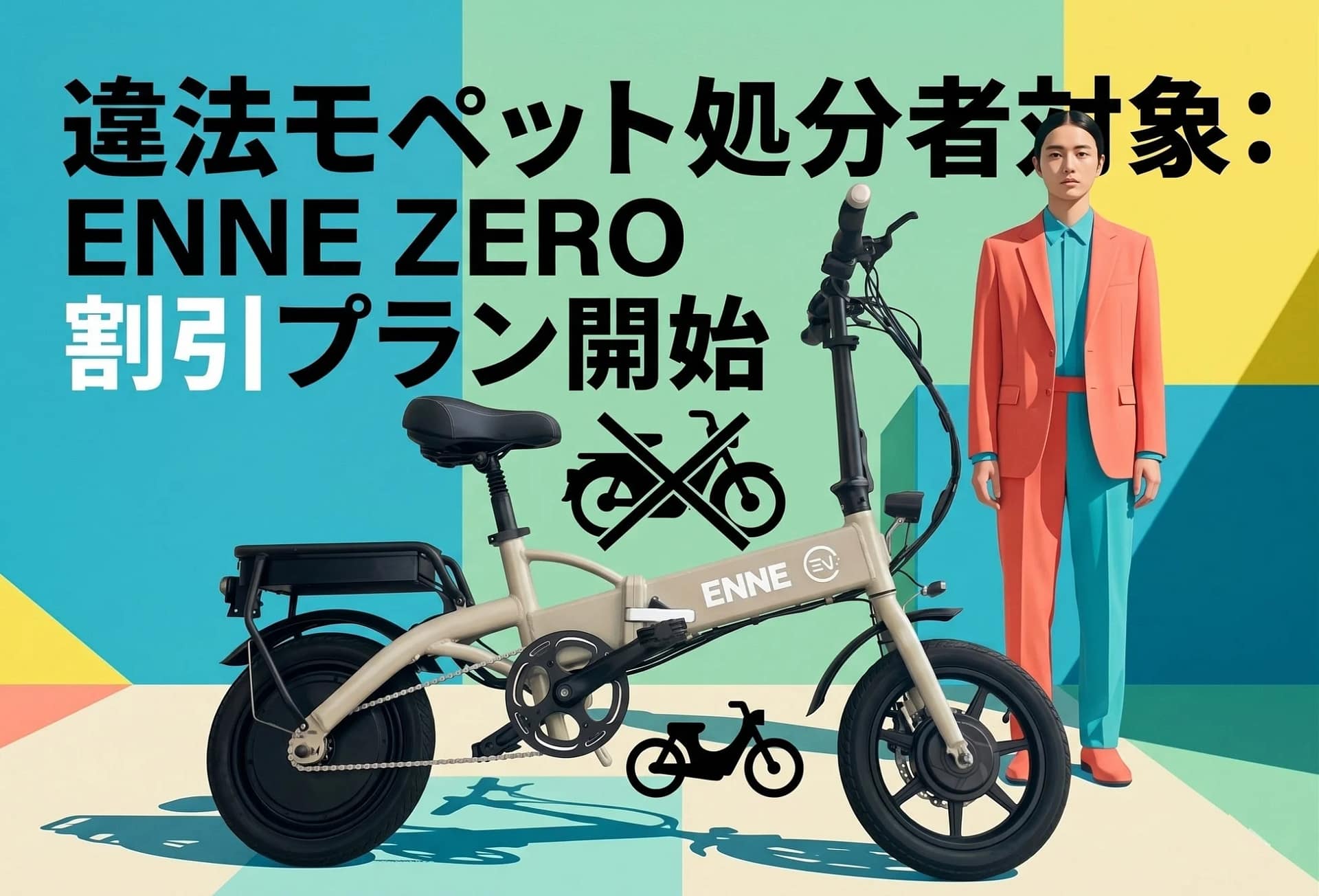 違法モペット処分者対象：ENNE ZERO 割引プラン開始