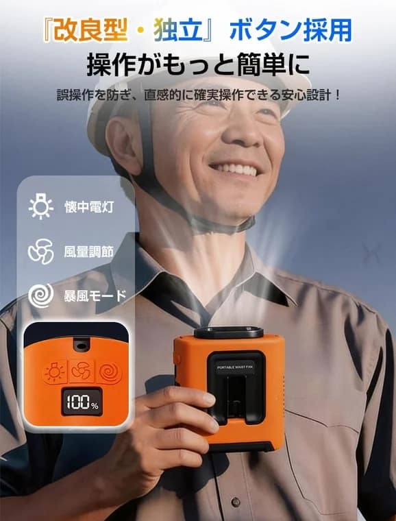改良型・独立ボタン採用