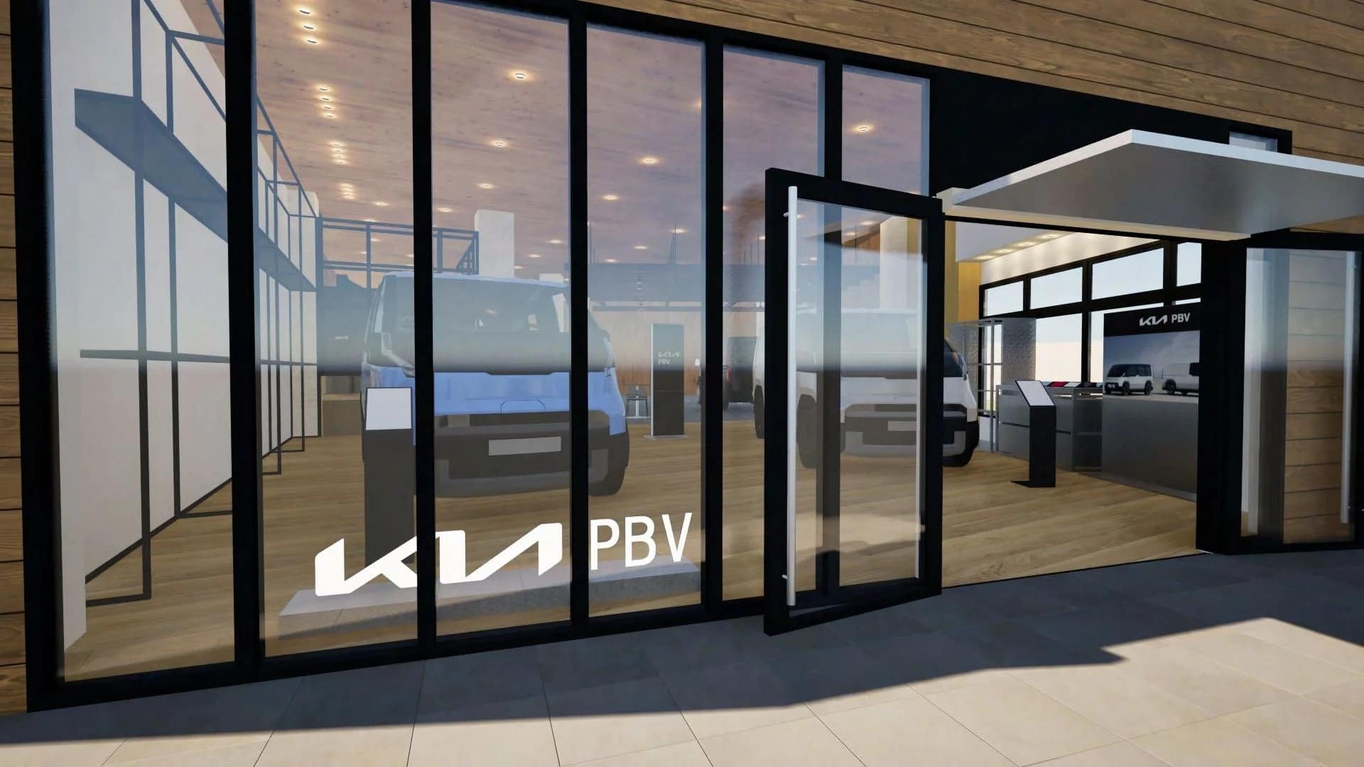Kia PBV showroom