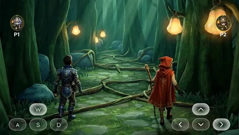 ファンタジーゲームの画面