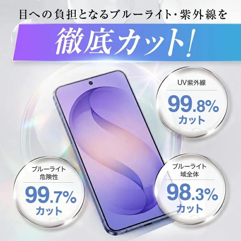 UV紫外線 99.8% カット
