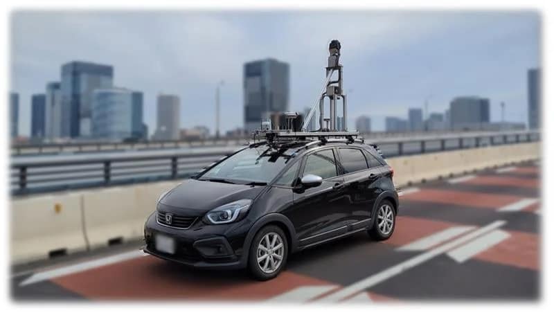 高精度3D地図作成システム「モービルマッピングシステム(MMS)」