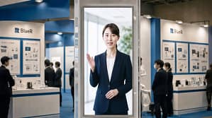 展示会が変わる！AIプレゼンターで人手不足も説明のバラつきも解決できるってホント？