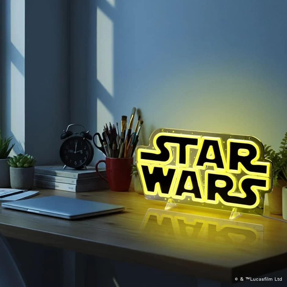 スター・ウォーズのネオンライト