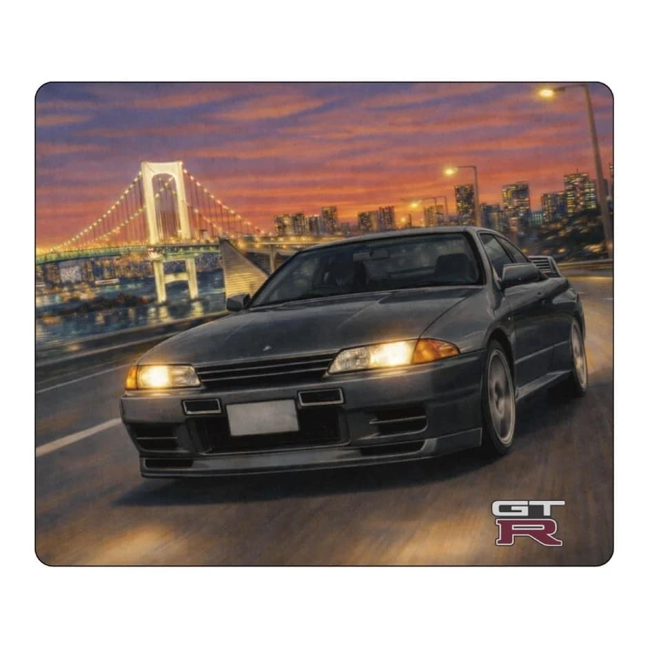 車、スポーツカー、日産、スカイライン、GT-R、R32、夜景、橋、夕焼け、都市、日本、自動車、ドライブ