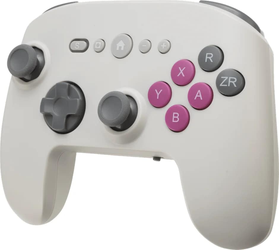 CYBER・レトロスタイルゲームパッド6B ボタンクローズアップ