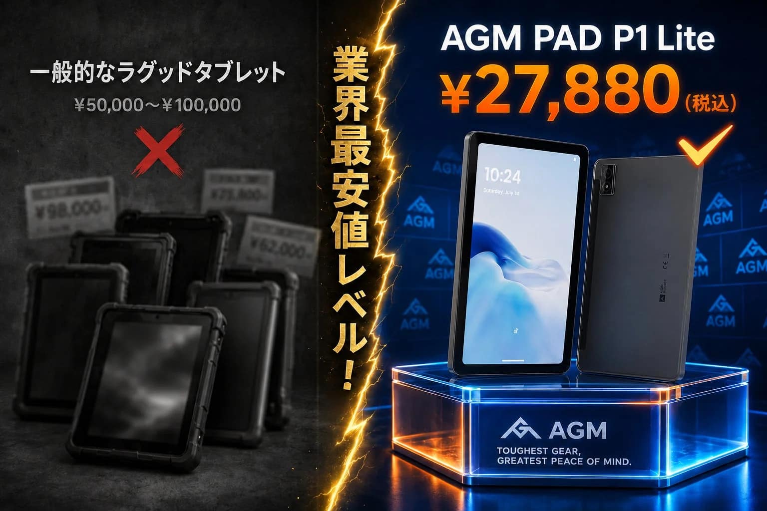 AGM PAD P1 Lite 価格比較