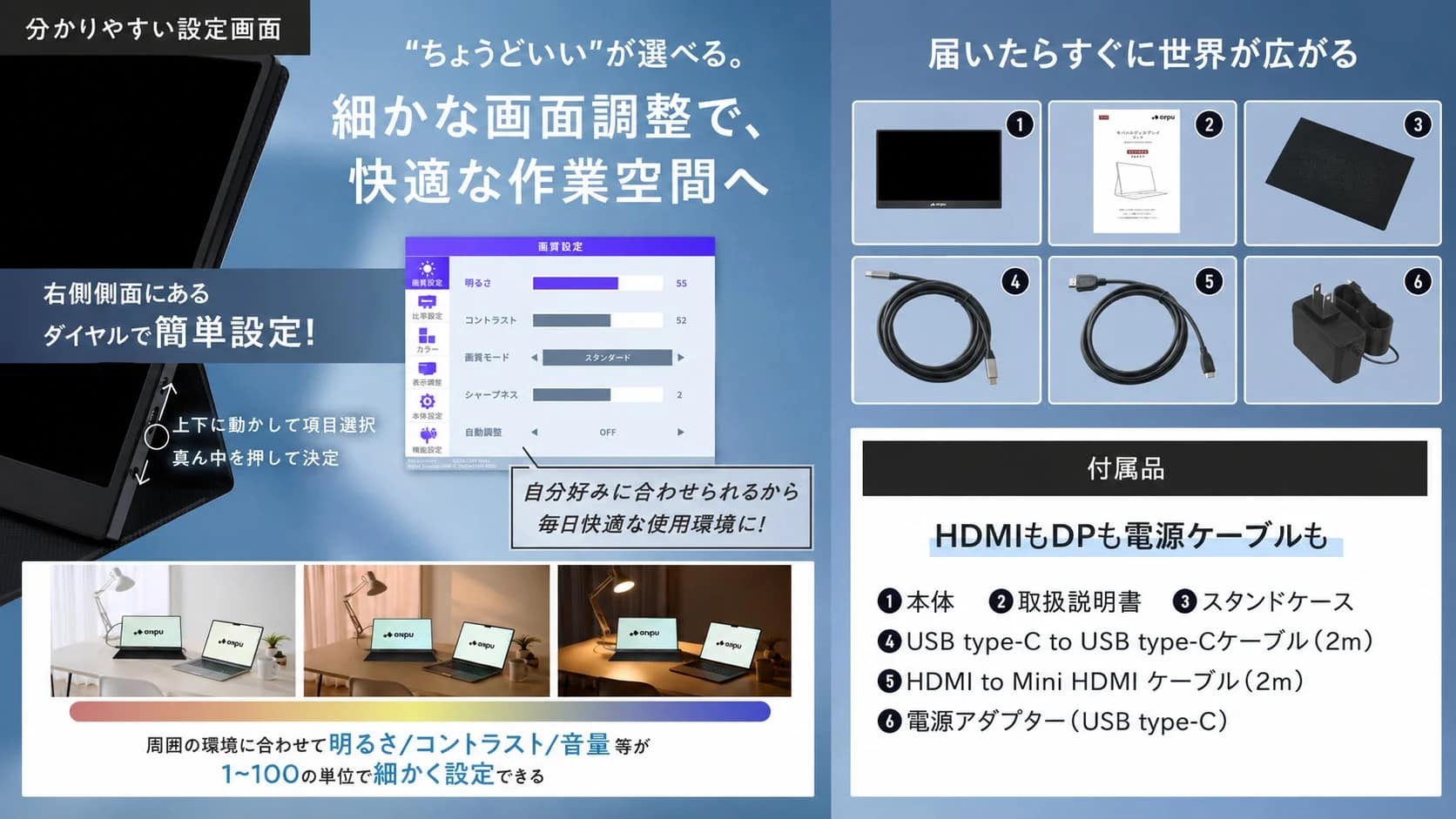ダイヤル操作のイメージ