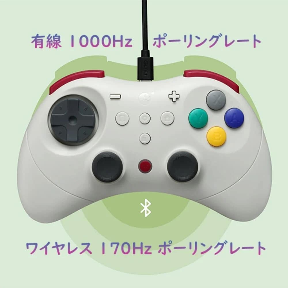 有線 1000Hz ポーリングレート ワイヤレス 170Hz ポーリングレート Gulikit