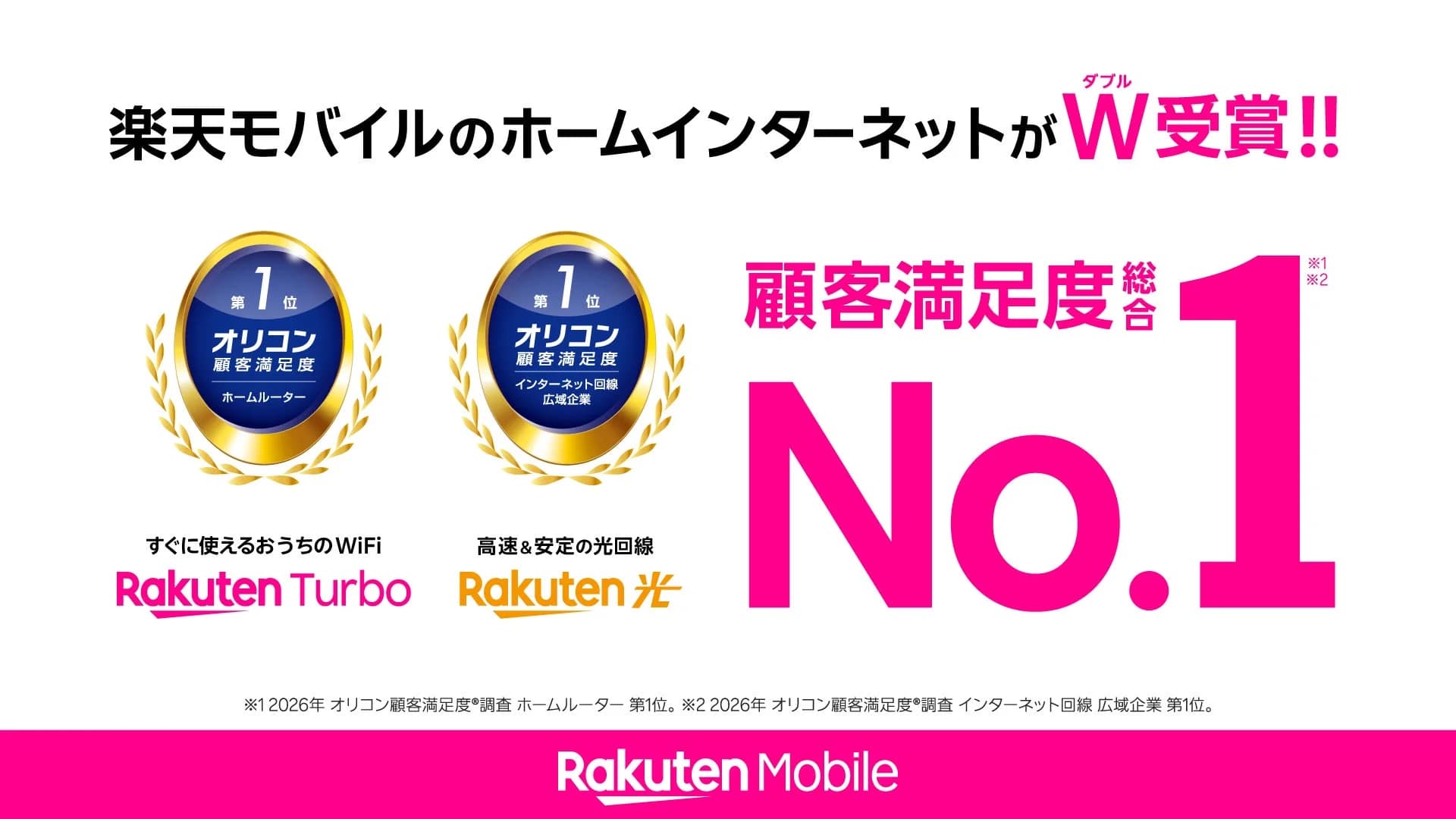 【2026年最新】自宅のネット、どれがいい?楽天モバイルの「Rakuten Turbo」と「楽天ひかり」がオリコン顧客満足度1位の理由を徹底解説!
