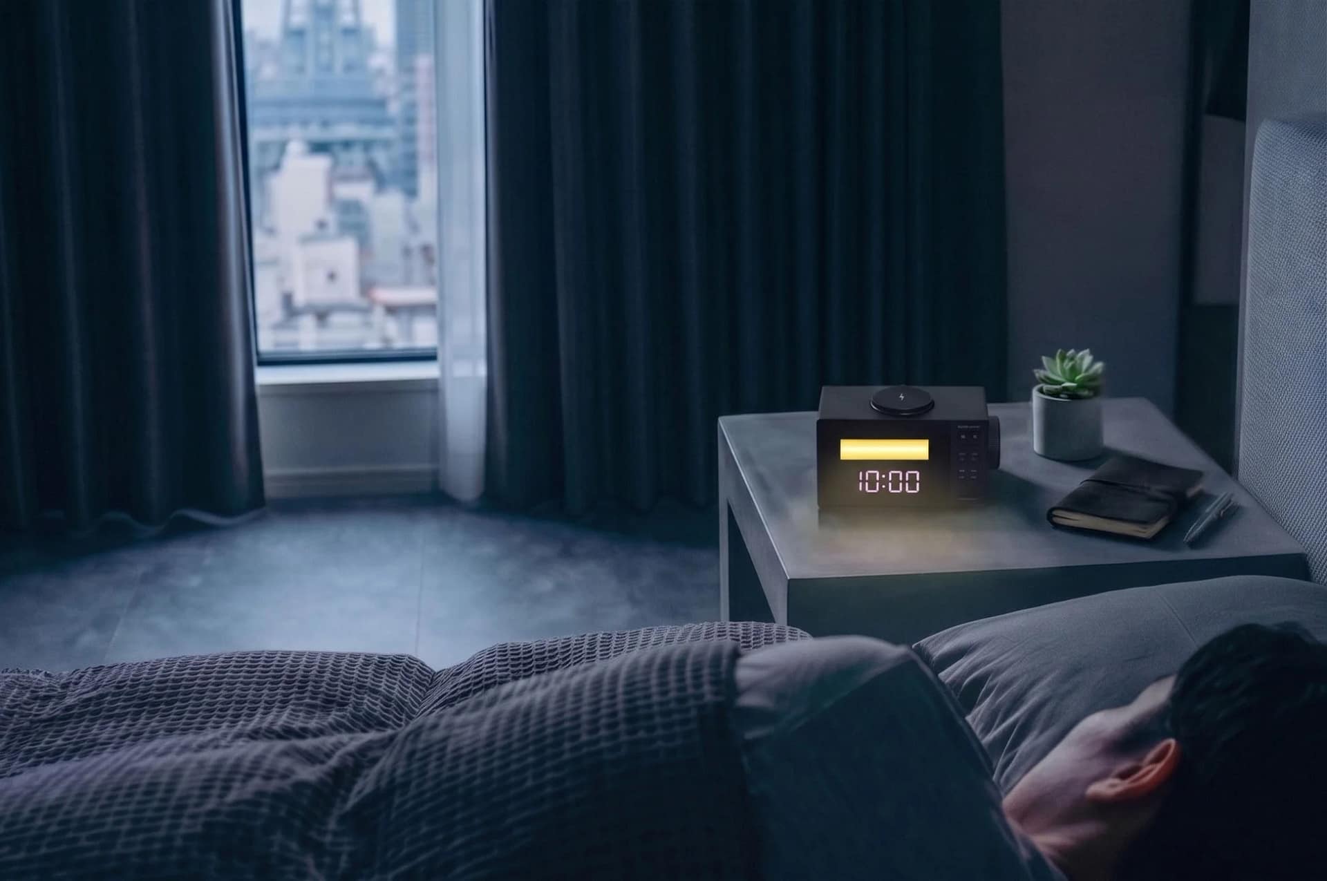 寝室でのMaGdget WakeUp Clock