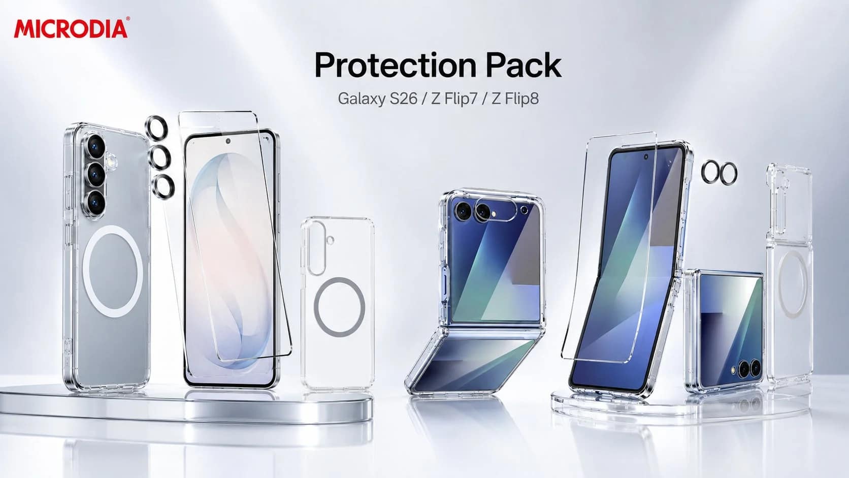【2026年最新】Galaxy S26・Z Flip・Z Foldの保護はこれ一択!MICRODIAのオールインワンパックが賢い選択です