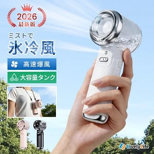 2026年最新版！持ち歩ける「氷冷風」ミストファンで猛暑を乗り切る！【正直レビュー】