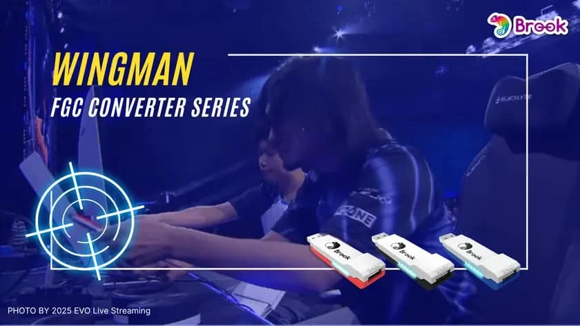 著名選手Kakeru氏がBrook FGCシリーズを使用して出場
