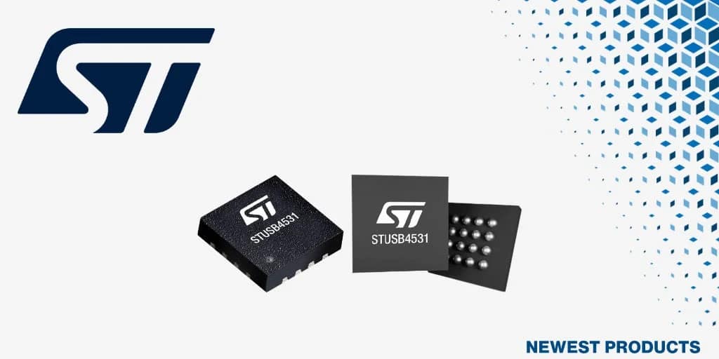STMicroelectronics STUSB4531スタンドアロンUSB PDコントローラ