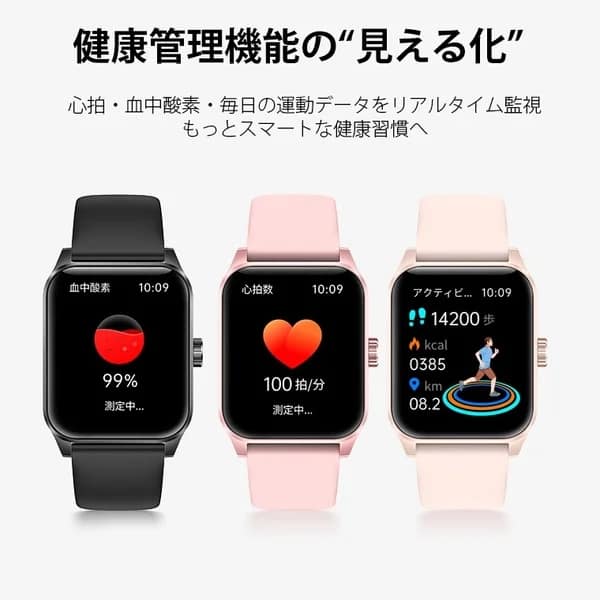 Q32スマートウォッチの健康管理機能