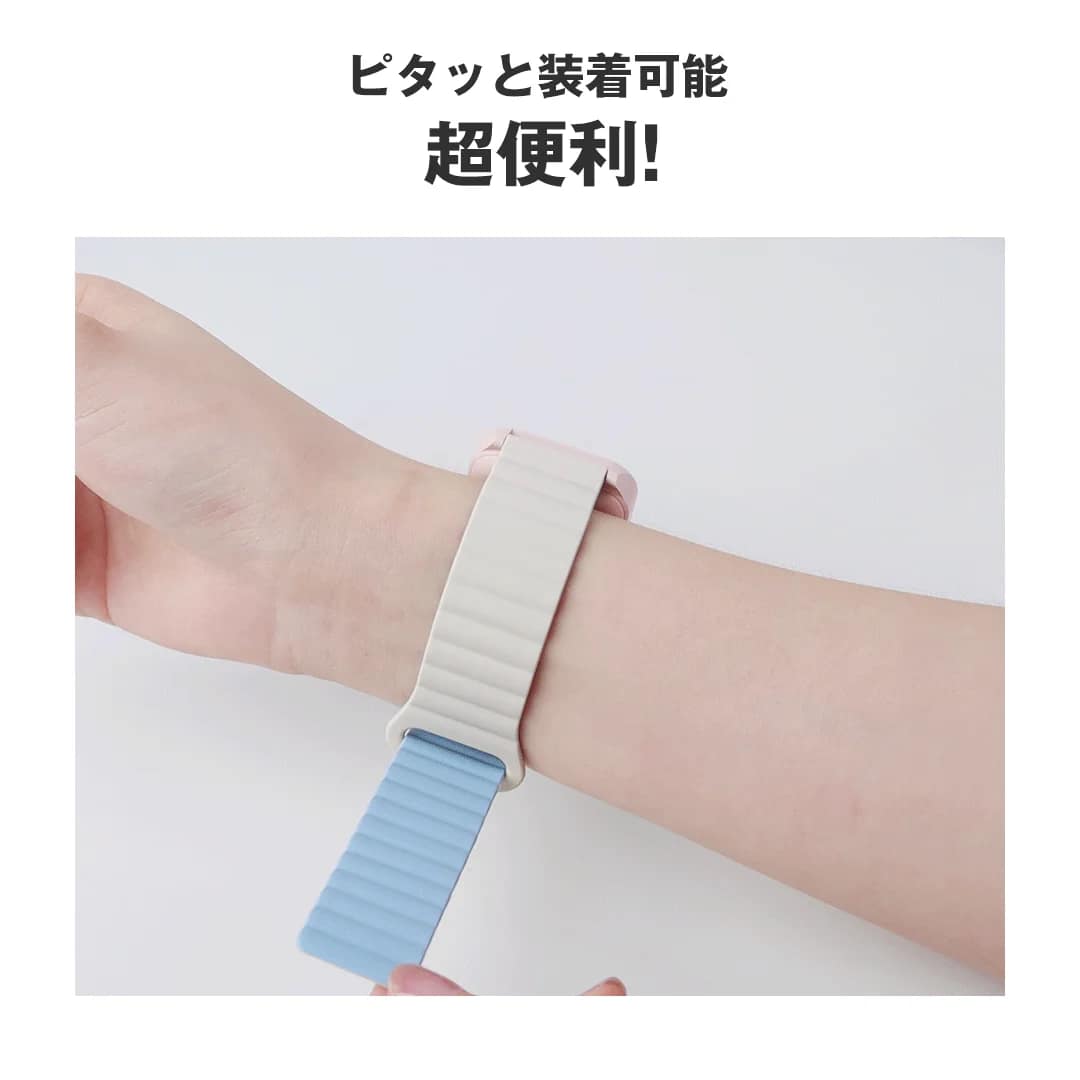 Q32スマートウォッチの装着イメージ