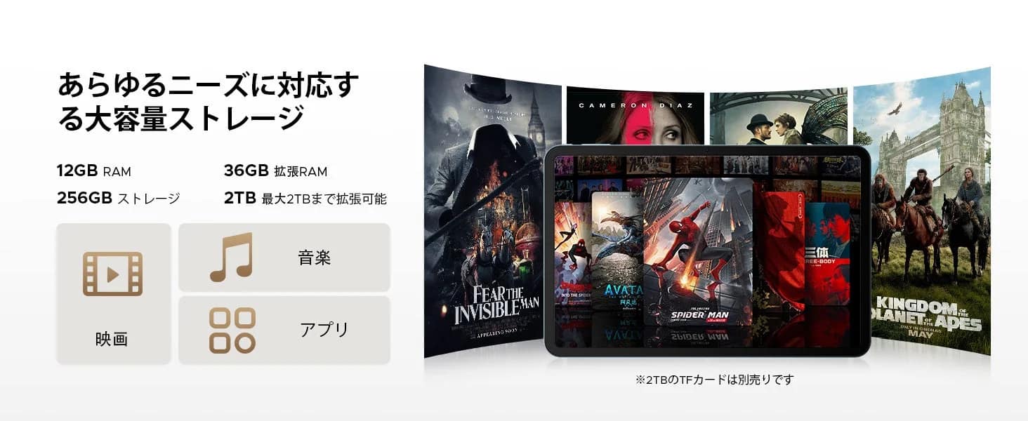 あらゆるニーズに対応する大容量ストレージ