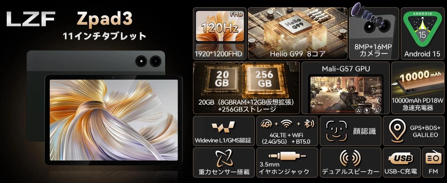 LZF ZPad3 SIMフリー